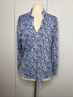 Bermuda Sands women’s print sun shirt size large